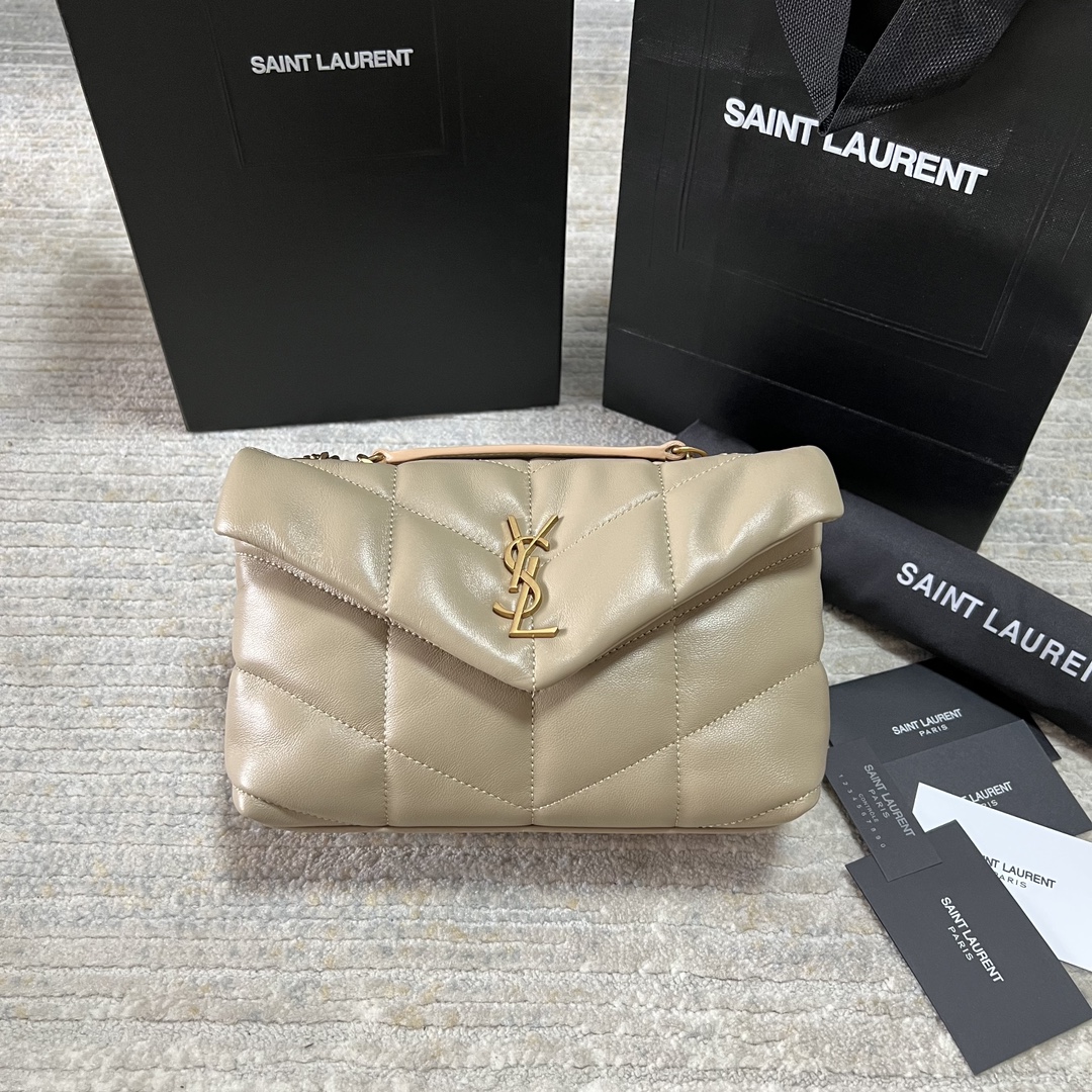 Saint Laurent YSL Loulou Mini Double Eyelet Bag