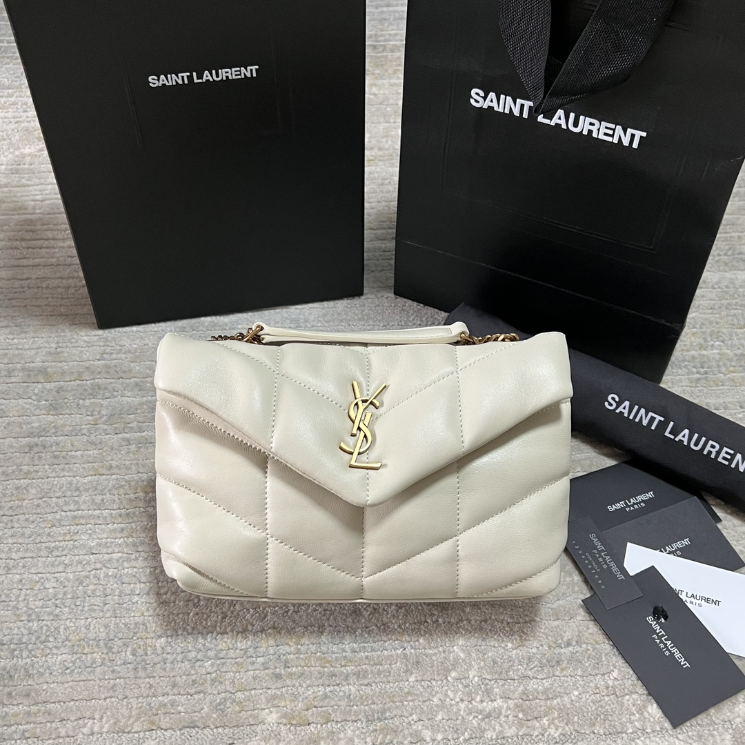 Saint Laurent YSL Loulou Mini Double Eyelet Bag