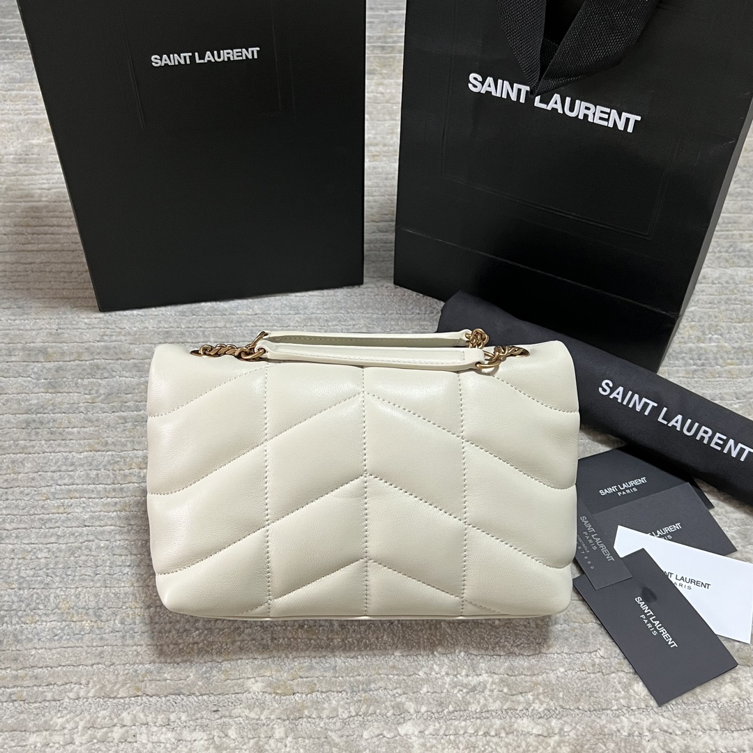 Saint Laurent YSL Loulou Mini Double Eyelet Bag