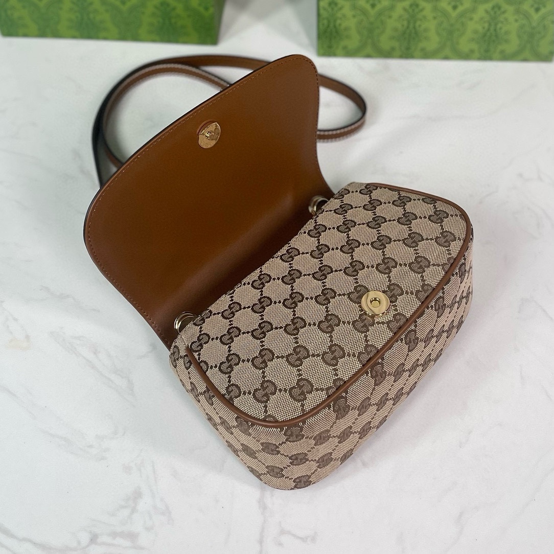 Gucci Blondie Mini Shoulder Bag Shoulder Backpack 815700 Almond Brown