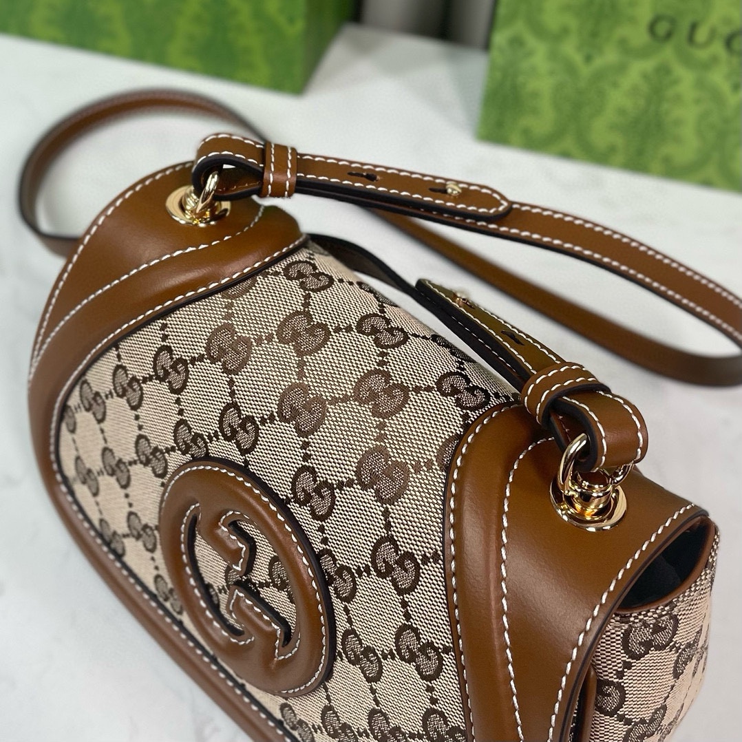 Gucci Blondie Mini Shoulder Bag Shoulder Backpack 815700 Almond Brown