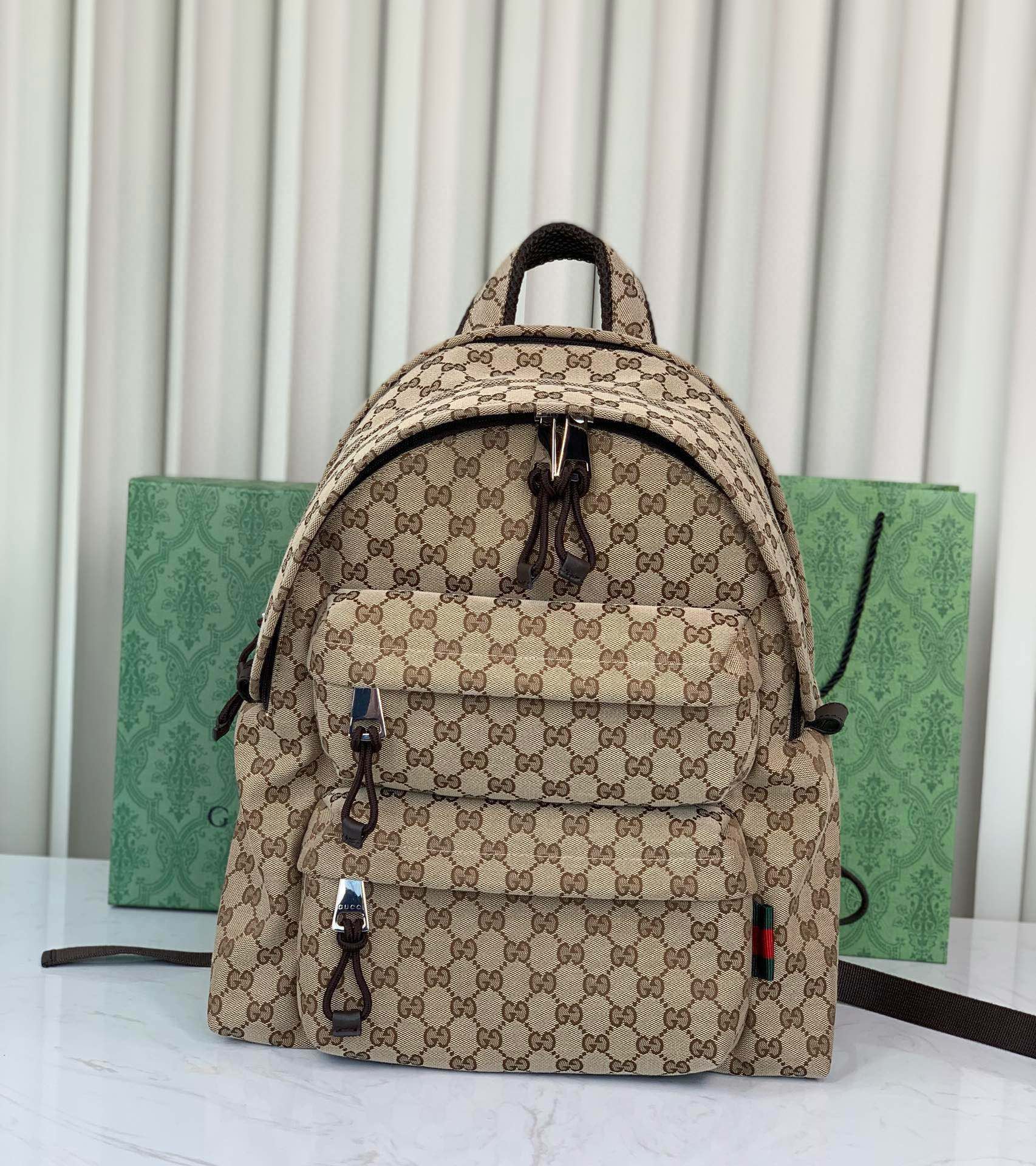 Gucci Medium Canvas Backpack for Men