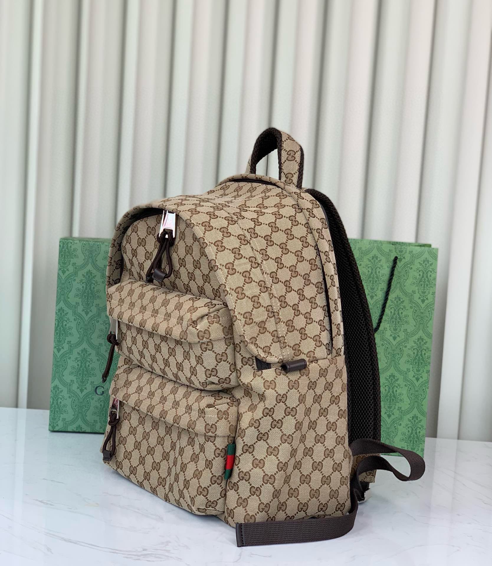 Gucci Medium Canvas Backpack for Men