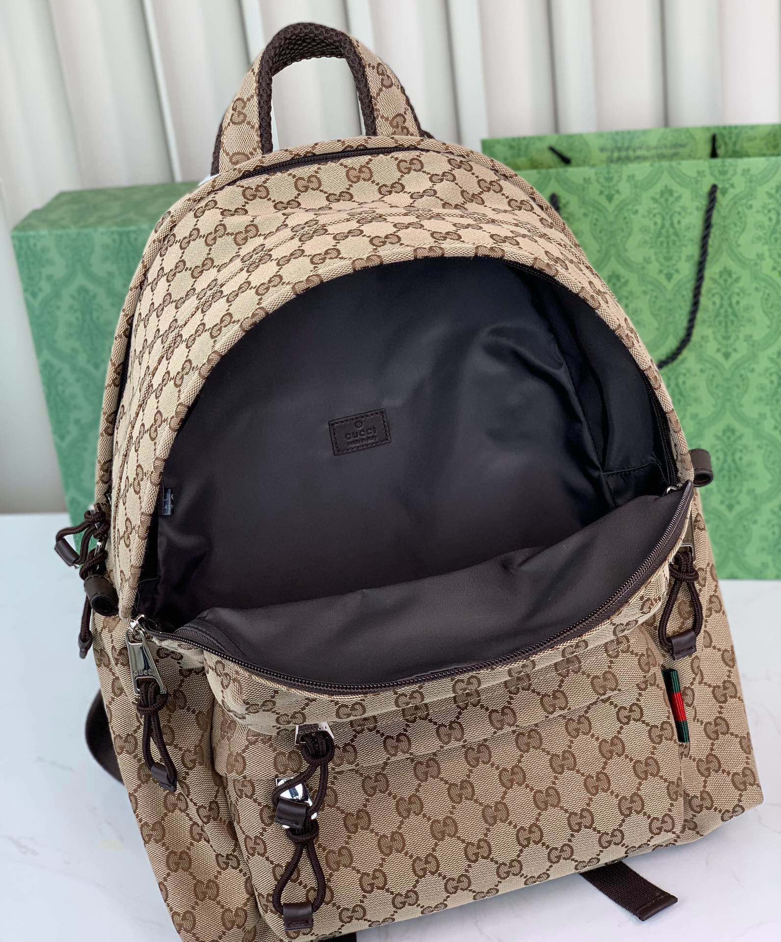 Gucci Medium Canvas Backpack for Men