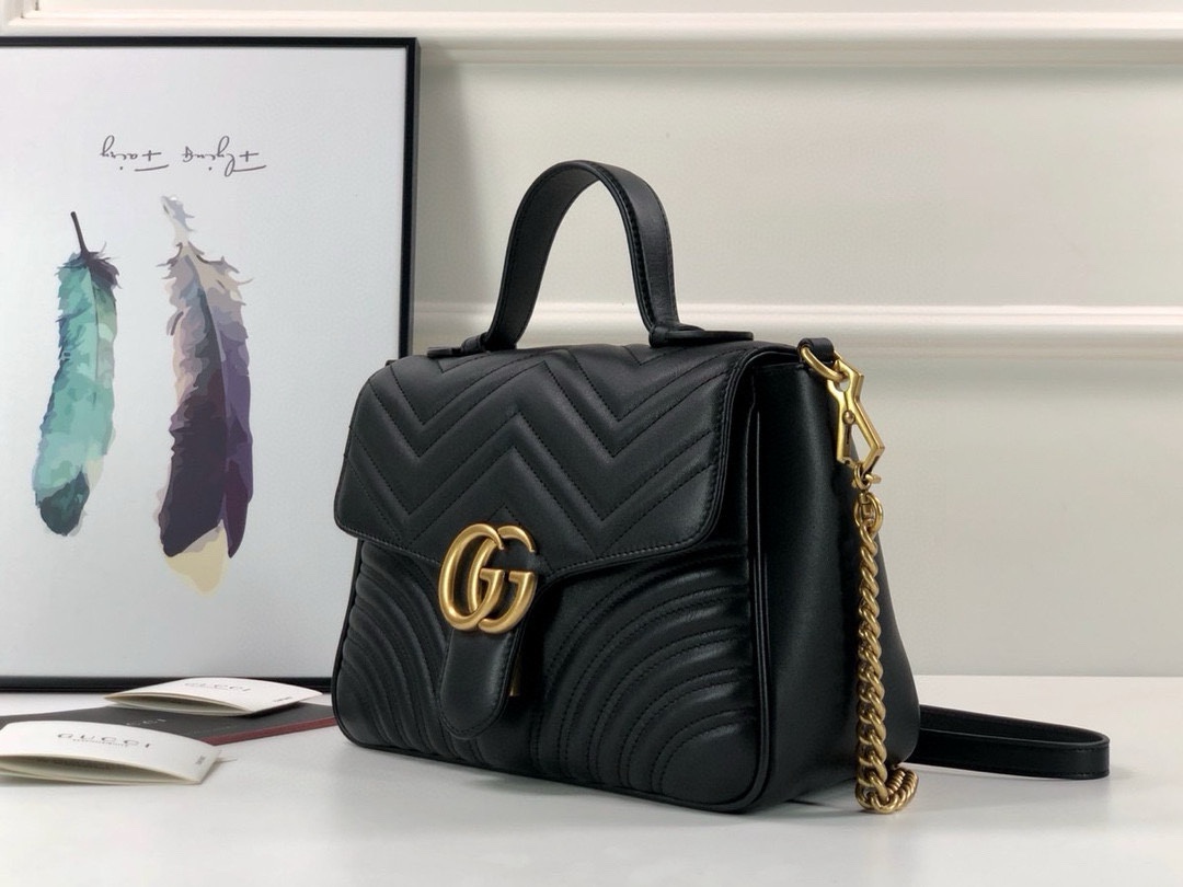 Gucci GG Marmont Series handbag Black