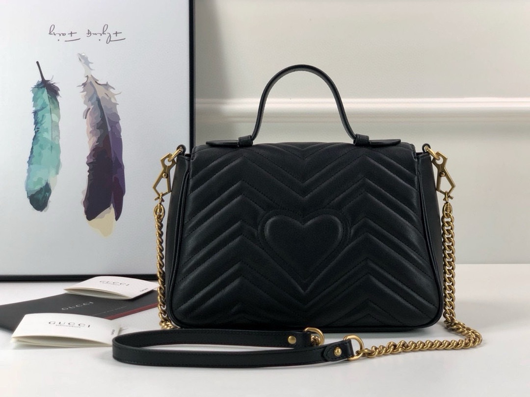 Gucci GG Marmont Series handbag Black