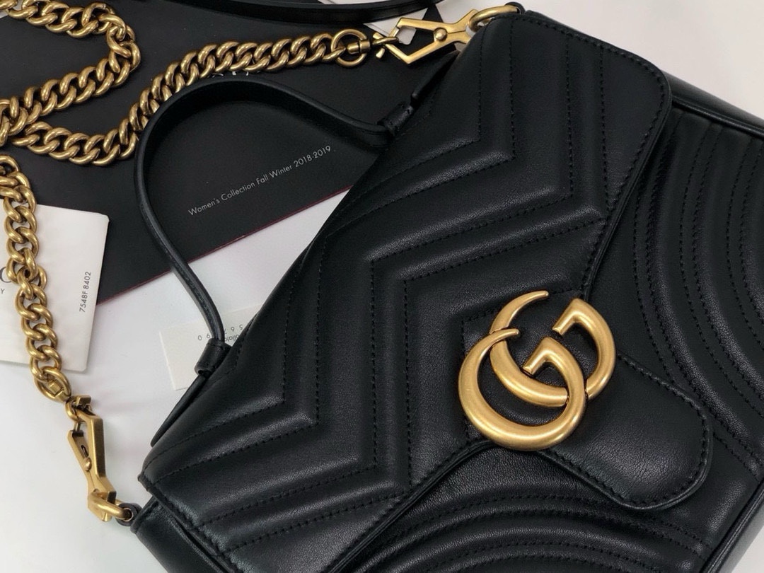 Gucci GG Marmont Series handbag Black