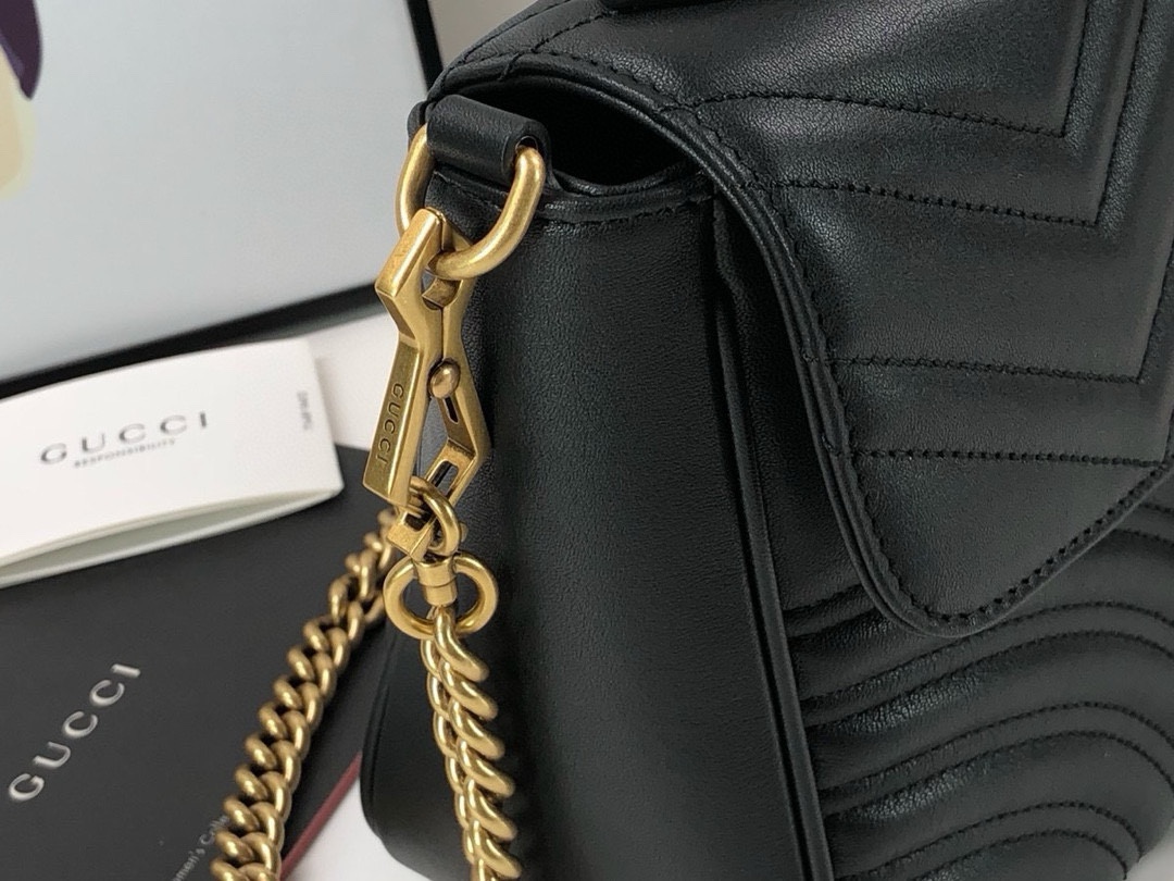 Gucci GG Marmont Series handbag Black