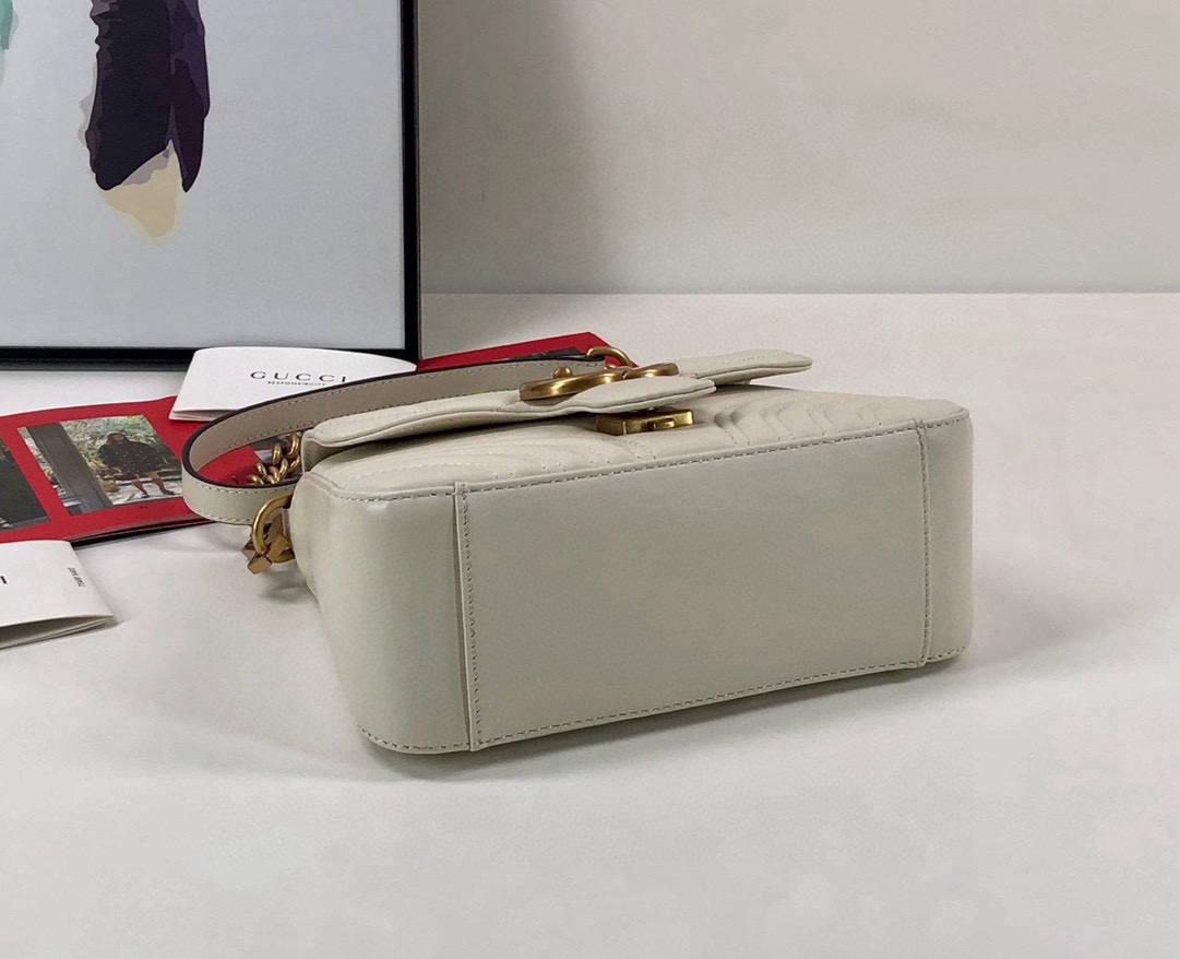 Gucci GG Marmont Series handbag White