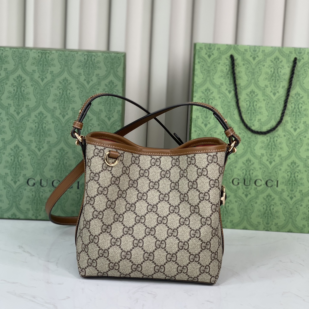 Gucci Ophidia series New shopping bags Striped webbing 815118 brown