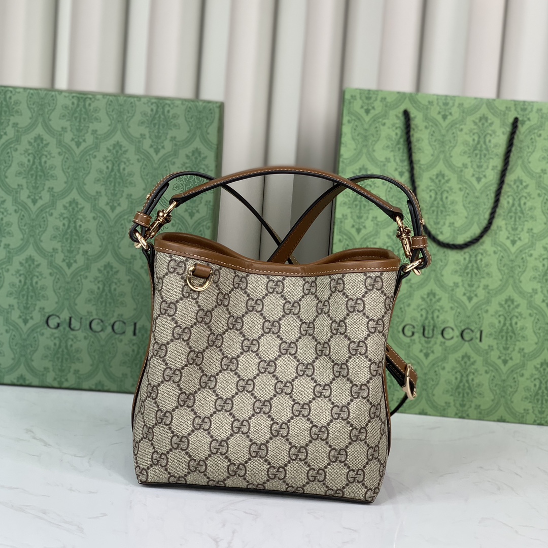 Gucci Ophidia series New shopping bags Striped webbing 815118 brown