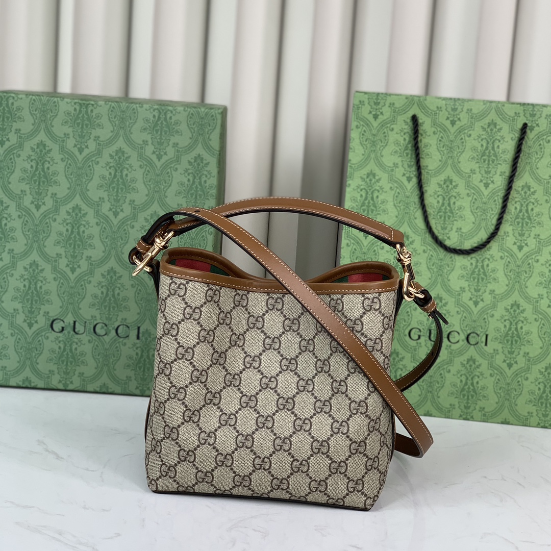 Gucci Ophidia series New shopping bags Striped webbing 815118 brown