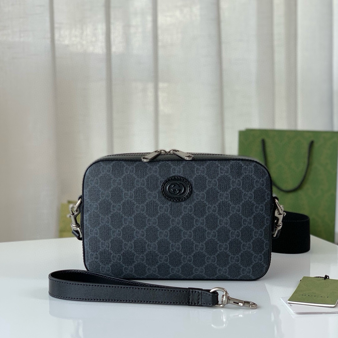 Gucci New GG Interlocking Double G Shoulder Bag 703468