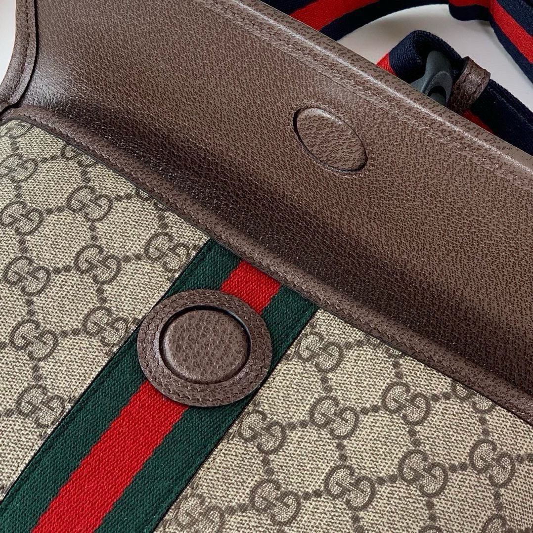 Gucci Ophidia GG Waist Bag 752597 in Beige/Brown