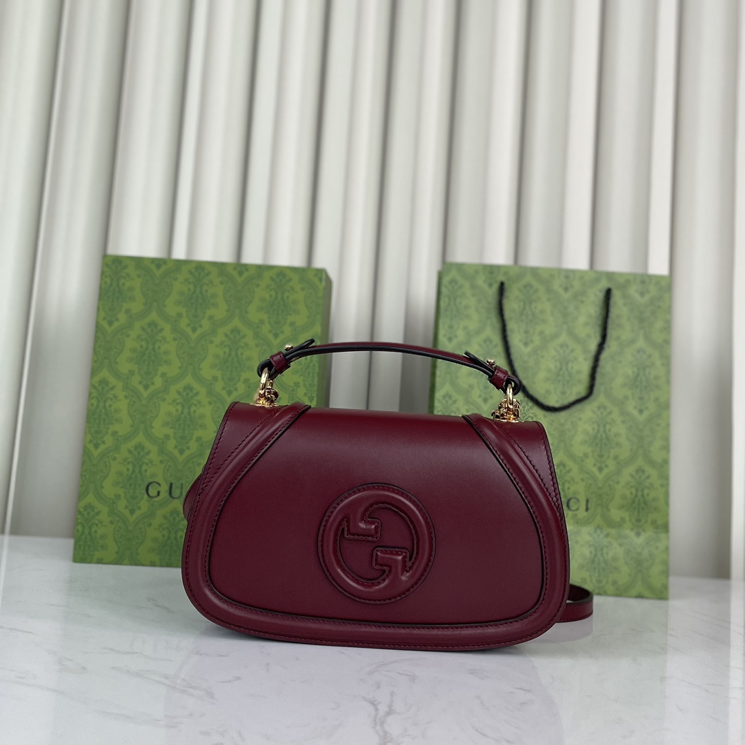 Gucci Blondie Mini Tote Bag 815714 in Ancor Red