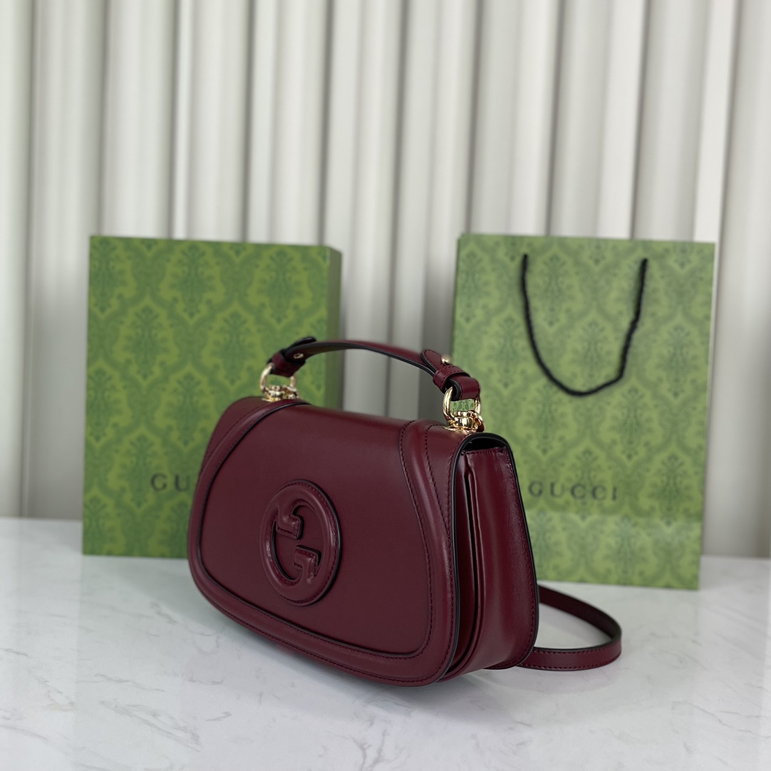 Gucci Blondie Mini Tote Bag 815714 in Ancor Red