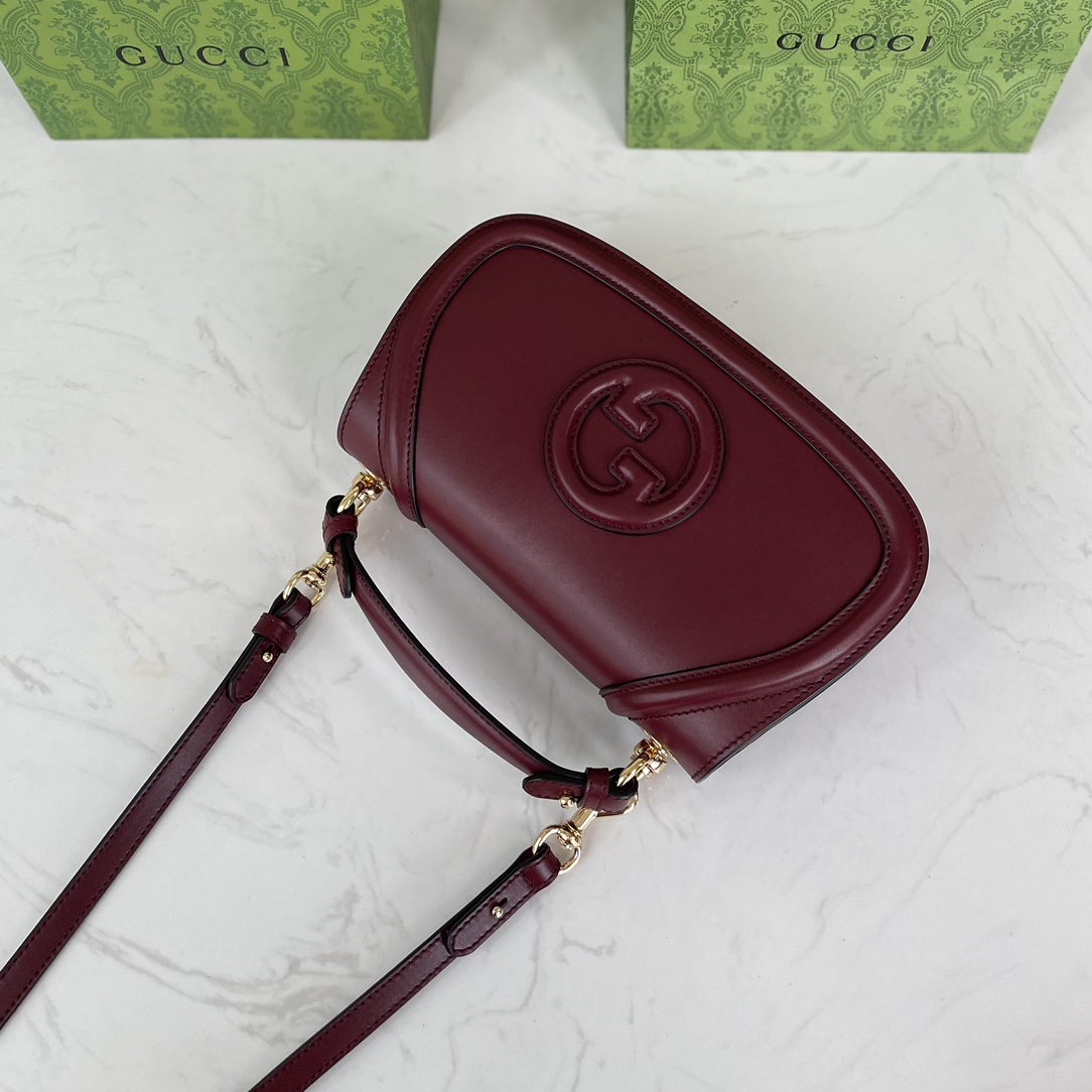 Gucci Blondie Mini Tote Bag 815714 in Ancor Red