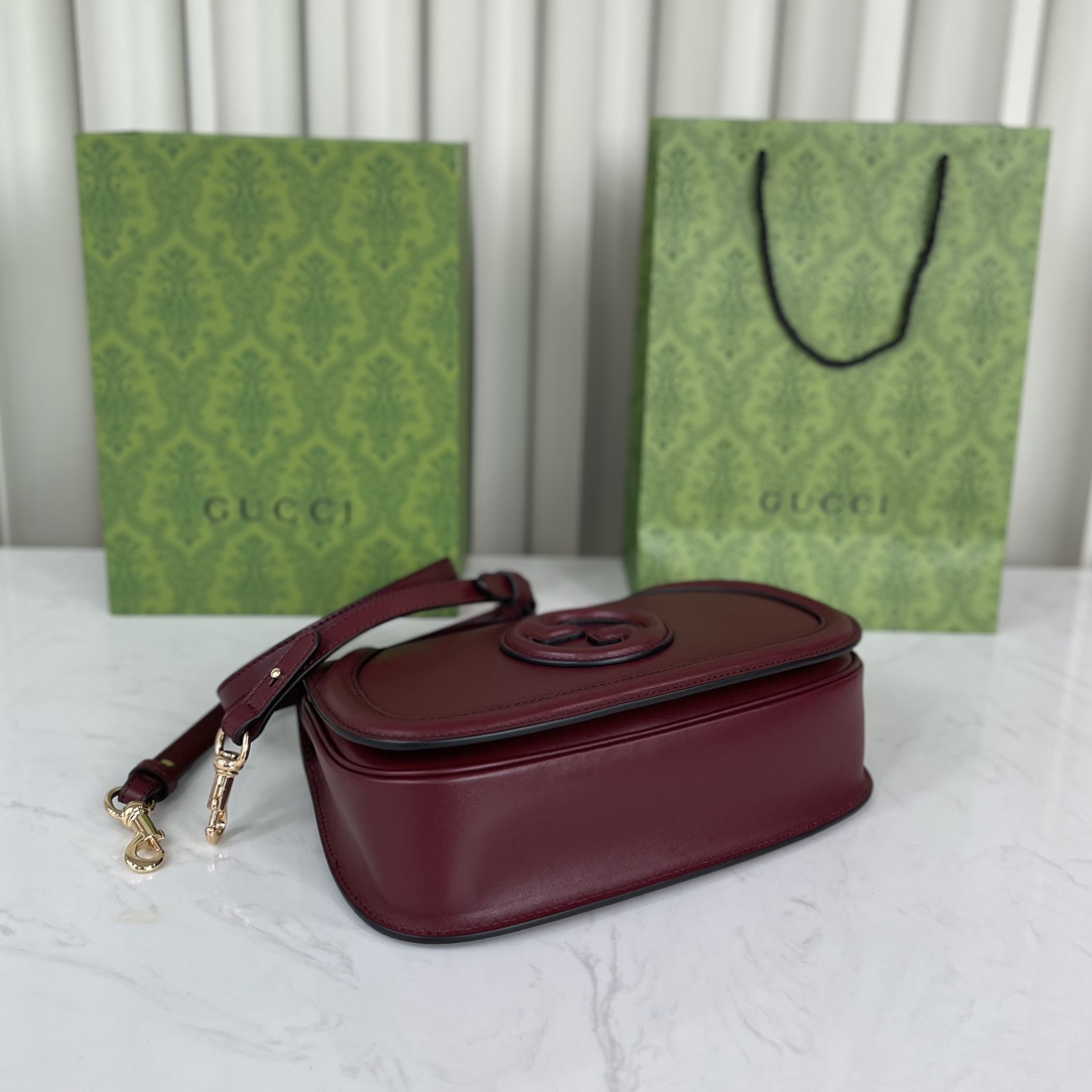 Gucci Blondie Mini Tote Bag 815714 in Ancor Red