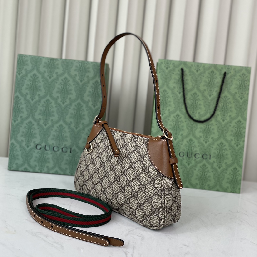 Gucci Ophidia GG Pattern Shopping Bag 815218 in Brown