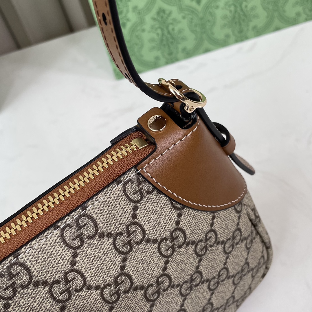 Gucci Ophidia GG Pattern Shopping Bag 815218 in Brown