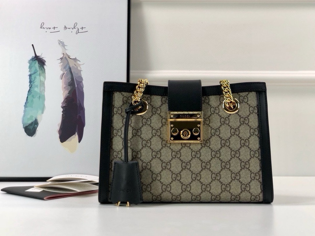 Gucci Original Quality PVC Tote Bag 498156 in Brown and Black