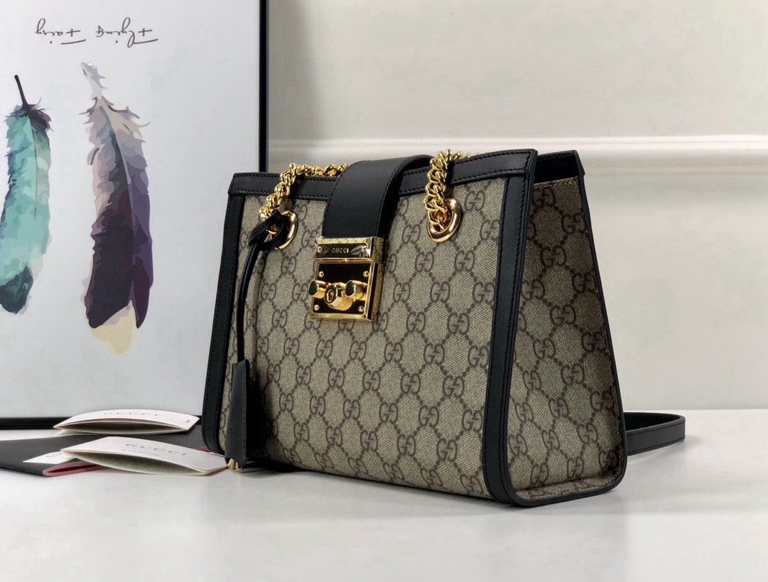 Gucci Original Quality PVC Tote Bag 498156 in Brown and Black