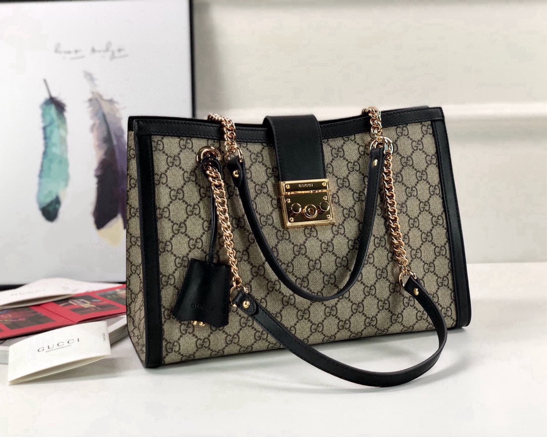 Gucci Original Quality PVC Tote Bag 479197 in Brown and Black