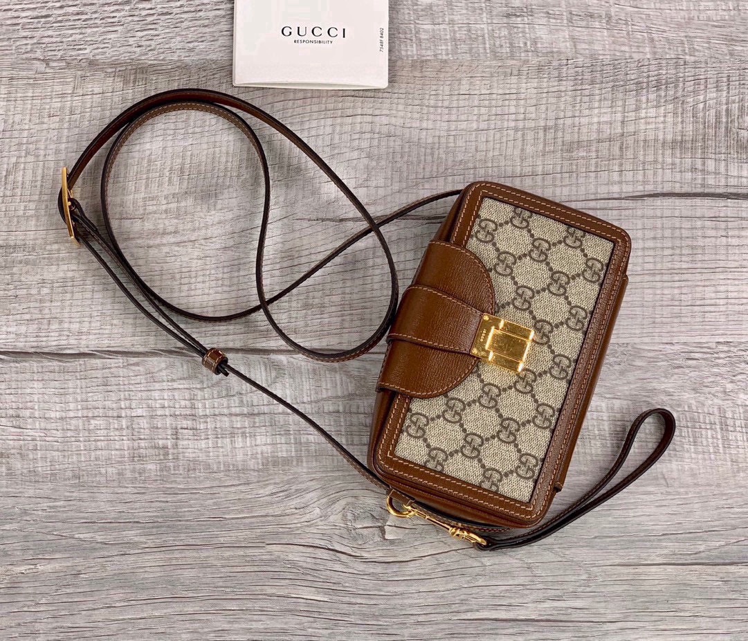 Gucci Original Quality GG Bag 614368 in Brown