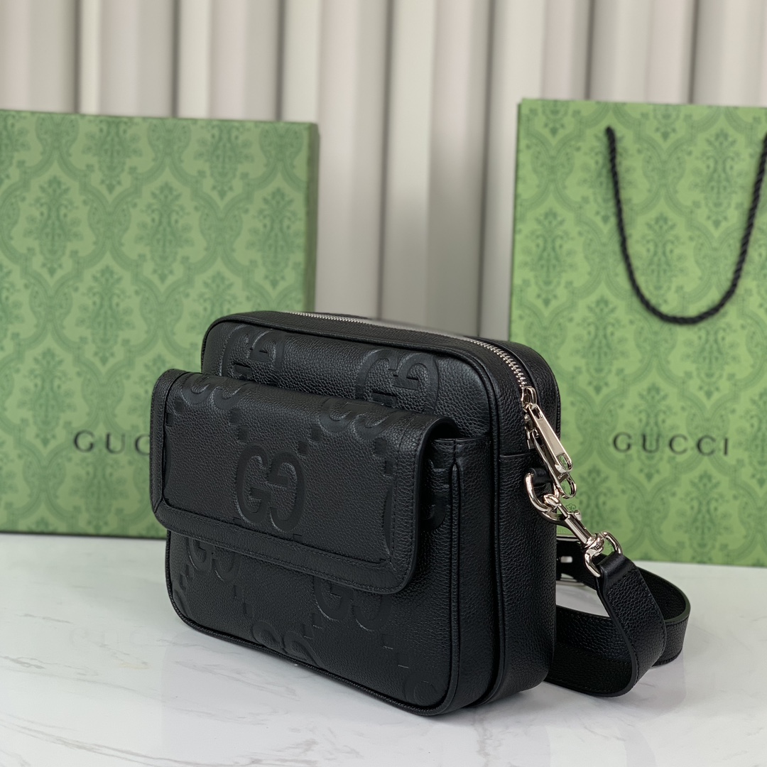 Gucci Super Double G Small Crossbody Bag 794088 in Black