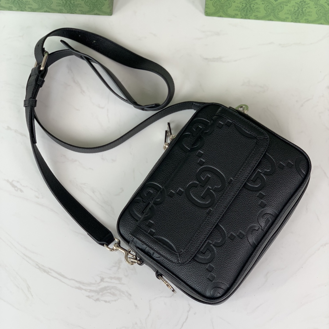 Gucci Super Double G Small Crossbody Bag 794088 in Black