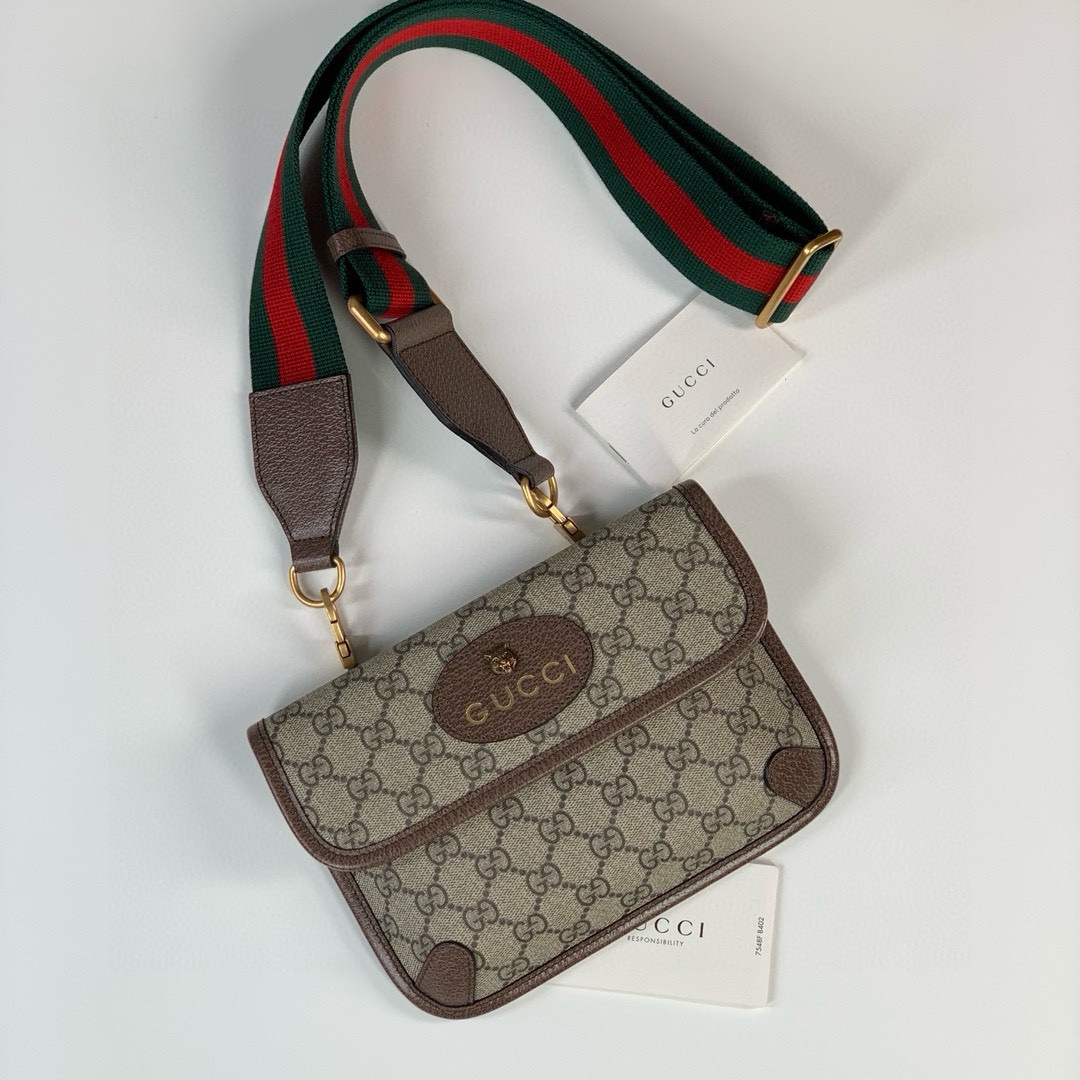 Gucci Original Quality PVC and Leather Wallet 489617