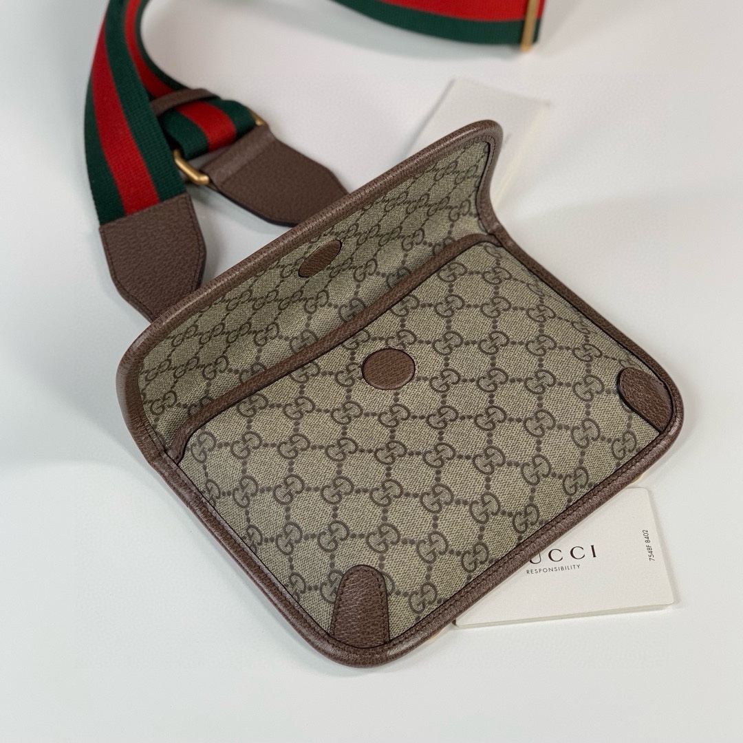 Gucci Original Quality PVC and Leather Wallet 489617