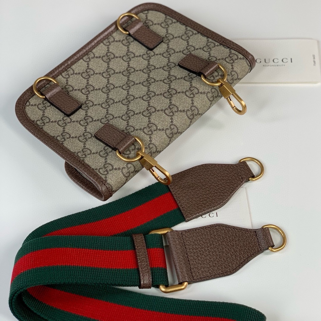 Gucci Original Quality PVC and Leather Wallet 489617