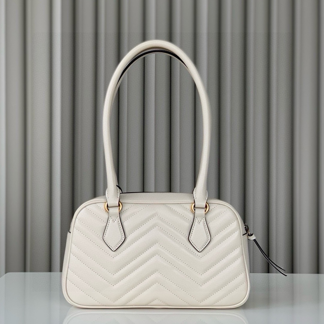 Gucci Marmont Small Top Handle Bag 795199 (White)