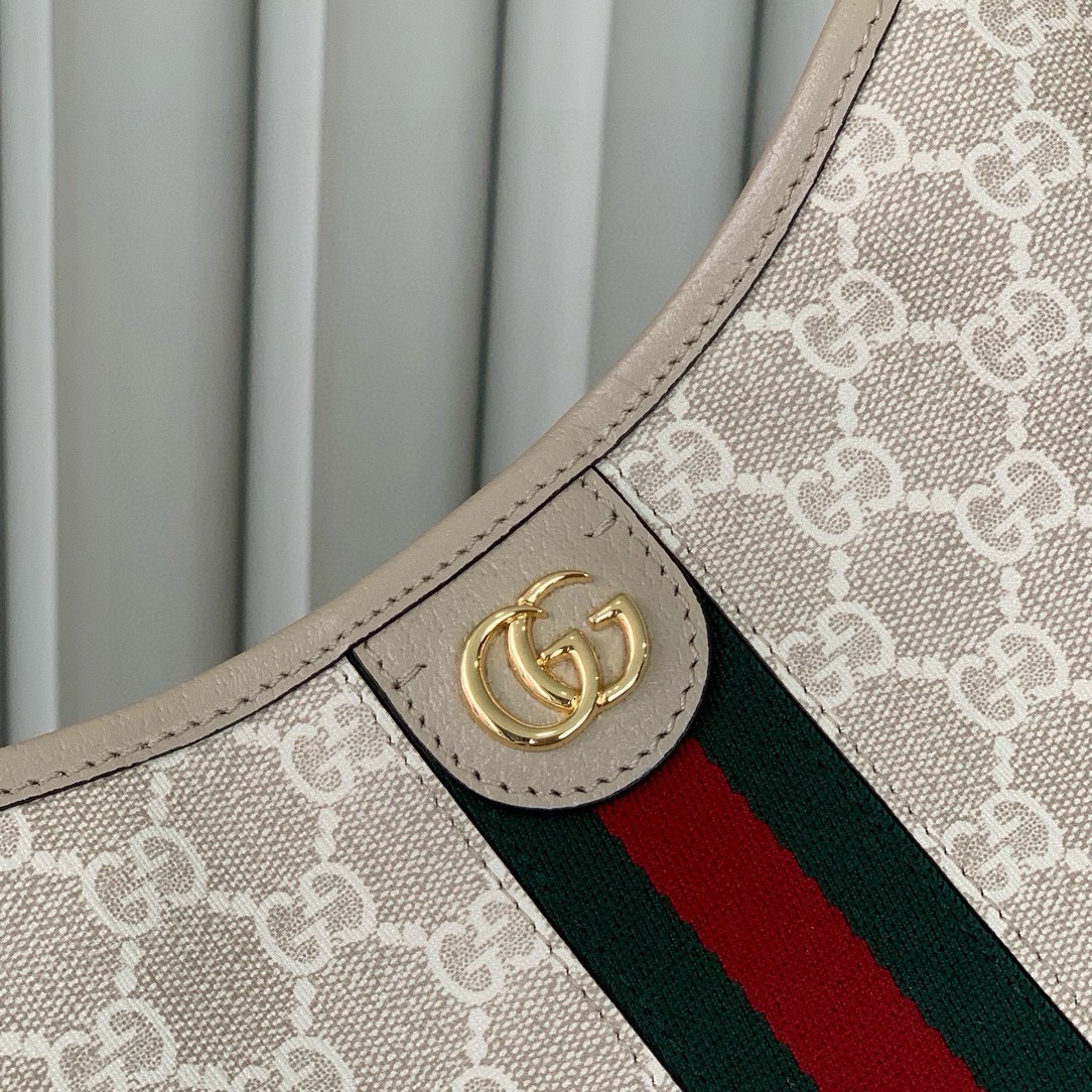 Gucci Ophidia GG Small Shoulder Bag 781402 (Beige/White)