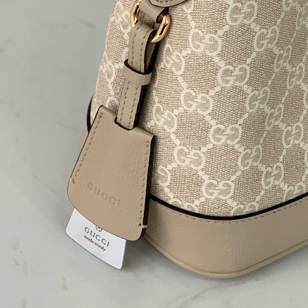 Gucci Ophidia GG Small Shoulder Bag 781402 (Beige/White)