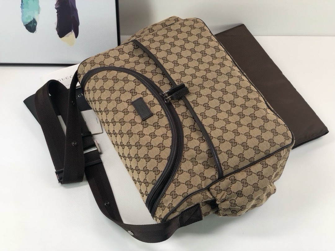 Gucci Original Quality Handbag 123326 (Beige Brown)