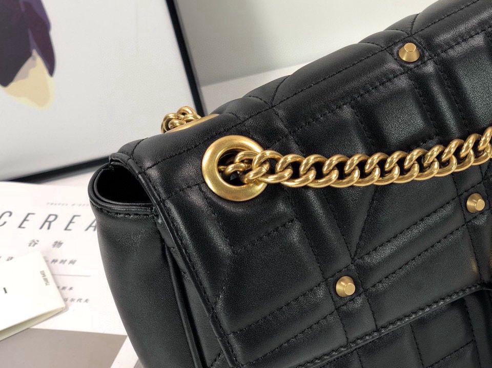 Gucci GG Marmont Studded Handbag 443496 (Black)