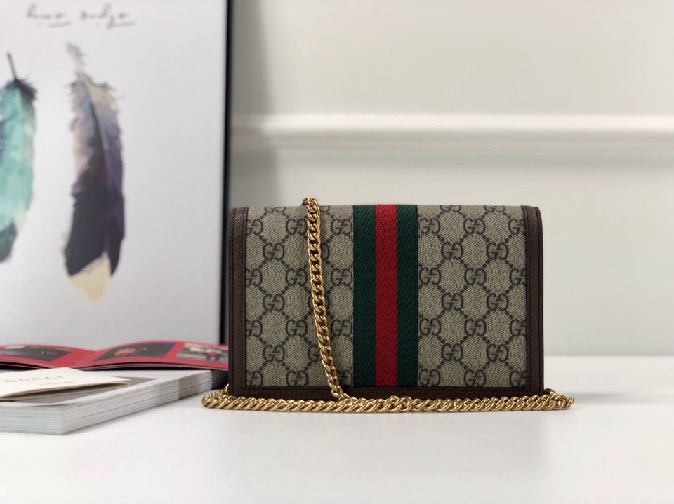 Gucci Original Quality Card Holder 476079 (Brown)