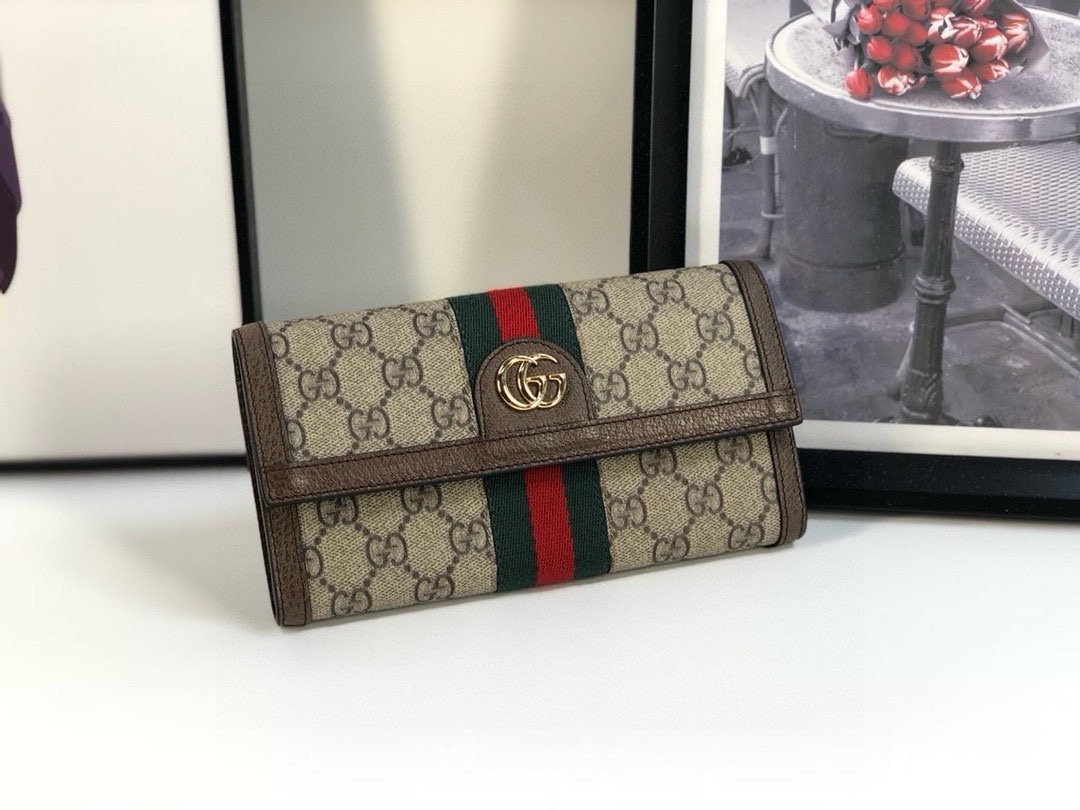 Gucci Original Quality Cardholder 523153 (Brown)