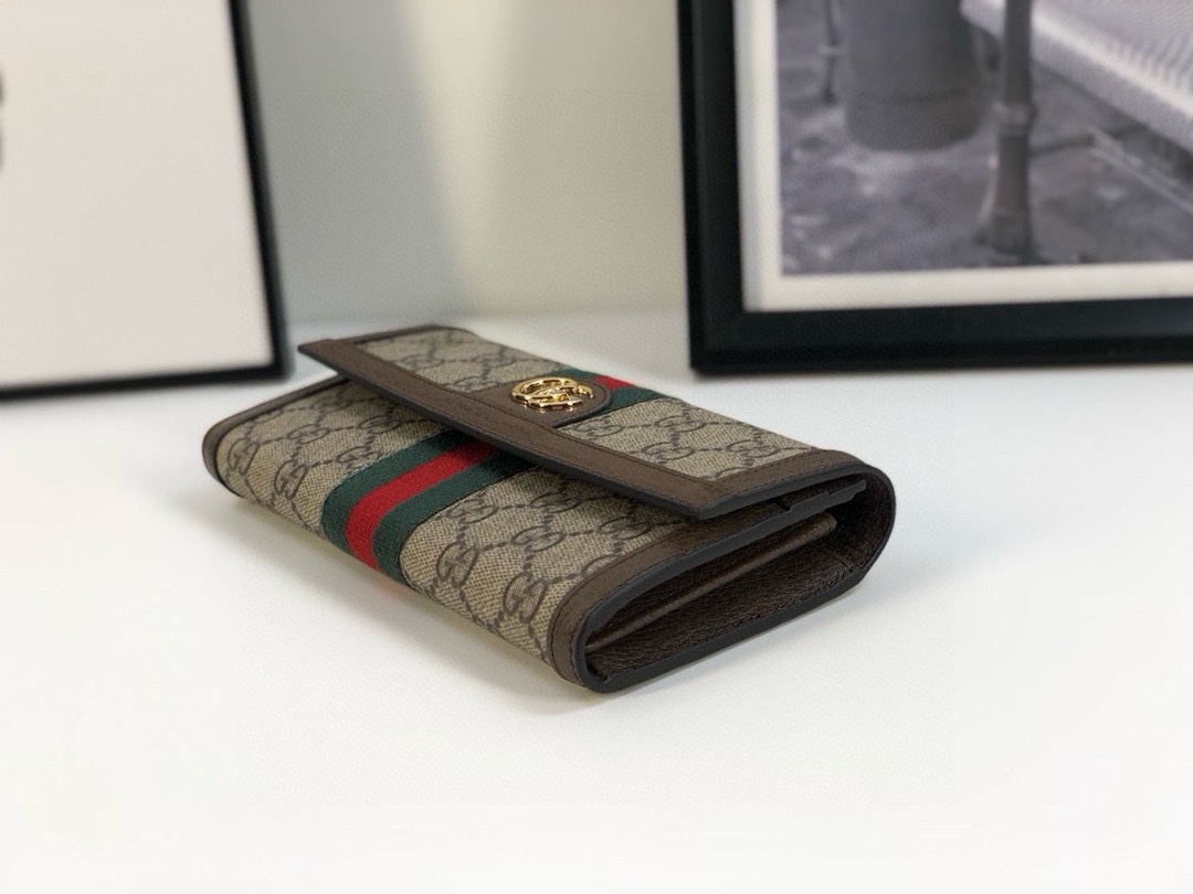 Gucci Original Quality Cardholder 523153 (Brown)