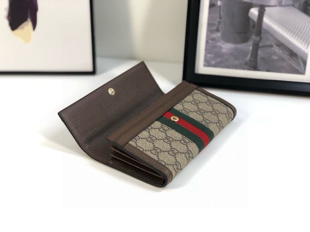 Gucci Original Quality Cardholder 523153 (Brown)