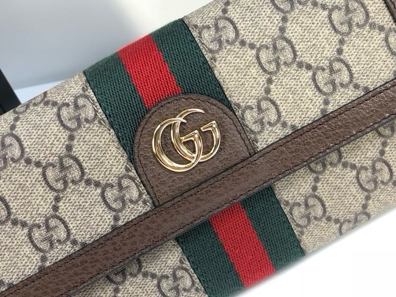 Gucci Original Quality Cardholder 523153 (Brown)