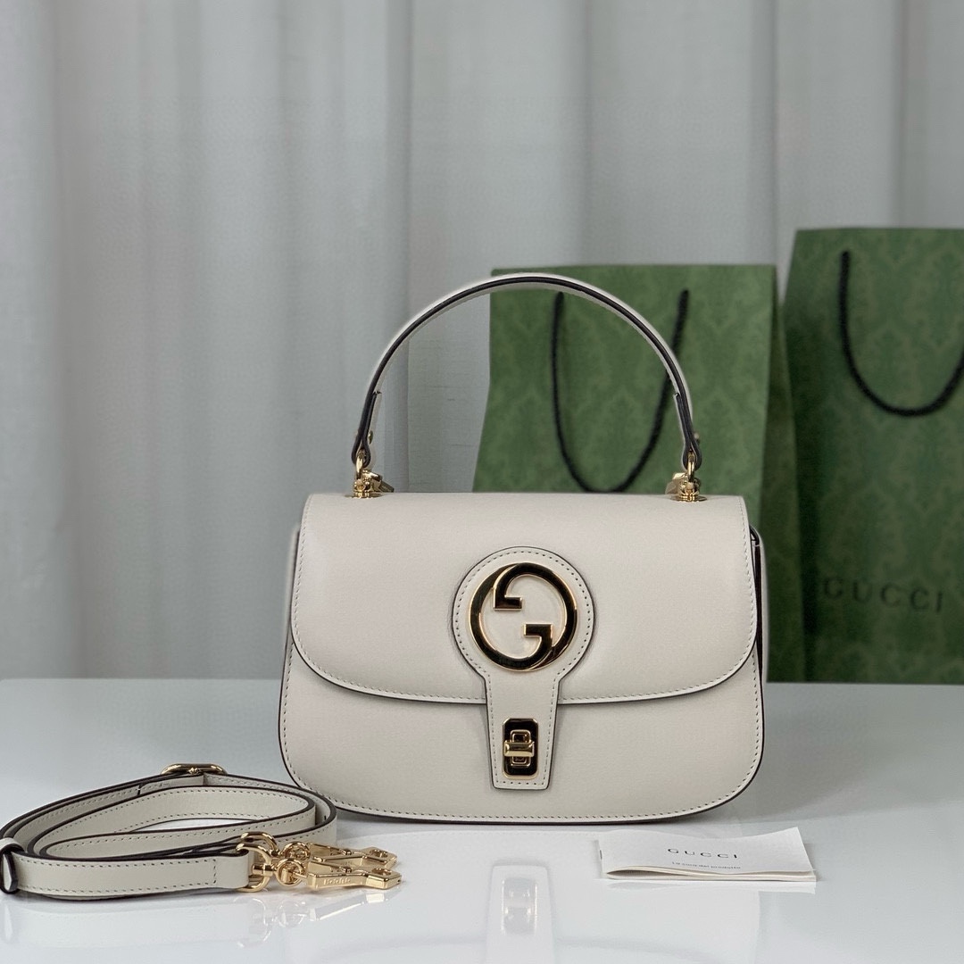 Gucci Blondie Double G Round Tote Bag 735101