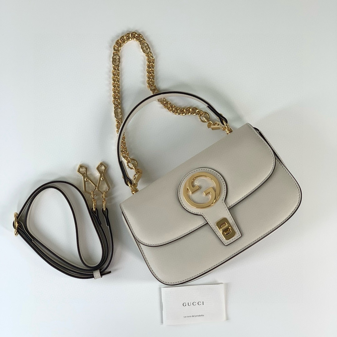 Gucci Blondie Double G Round Tote Bag 735101