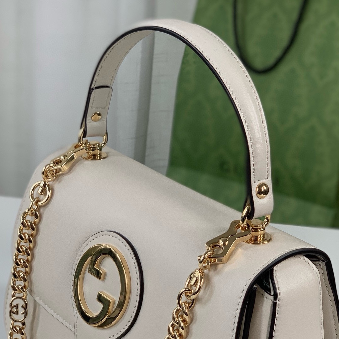 Gucci Blondie Double G Round Tote Bag 735101