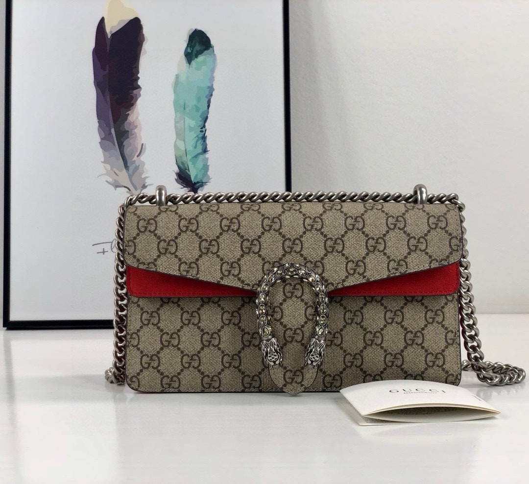 Gucci Dionysus Shoulder Bag 499623 Brown Red