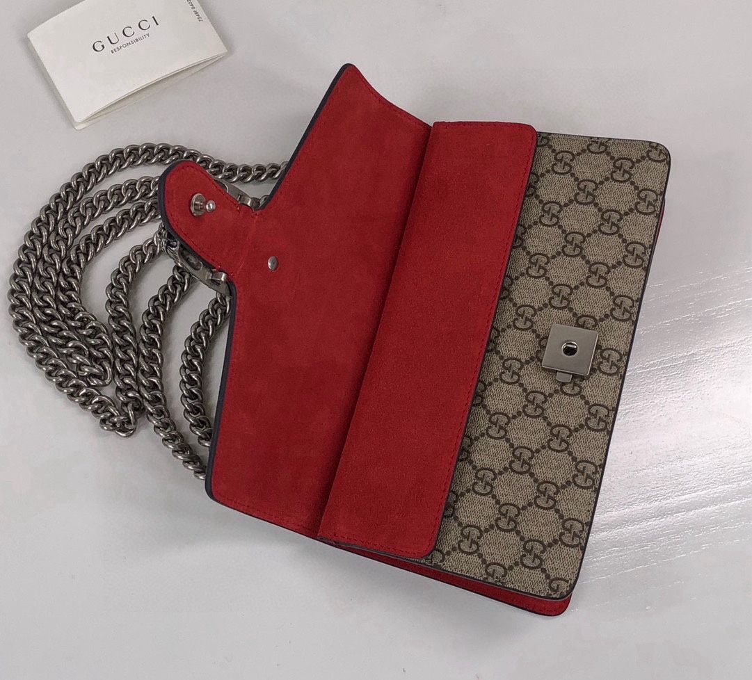 Gucci Dionysus Shoulder Bag 499623 Brown Red