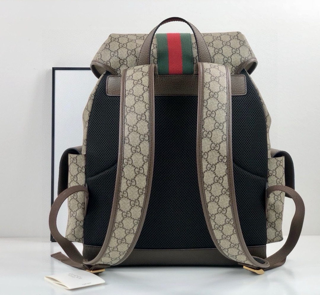 Gucci Ophidia GG Backpack 598140 Brown