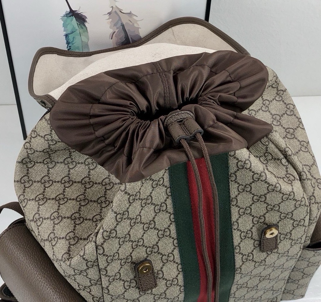 Gucci Ophidia GG Backpack 598140 Brown